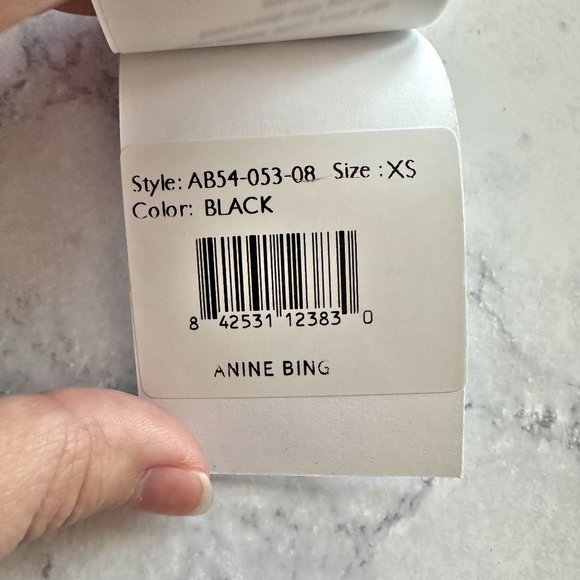 Anine Bing Black Striped Reversible Bikini Bottom - Picture 12 of 13